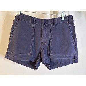 VTG ABERCROMBIE & FITCH Navy Blue Utility Shorts 90's Y2K Gorpcore Granola